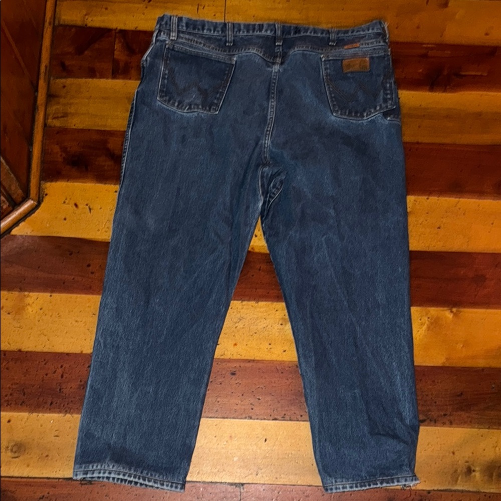 Wrangler Fire Resistant 44x32 Men's Blue Jeans